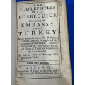 The Four Epistles of A.G. Busbequius, Concerning His Embassy into Turkey 1694